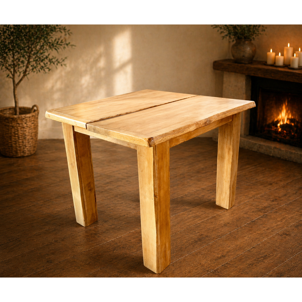 Solid Wood Dining Table – Regalis Heritage Oak Collection 95 × 100