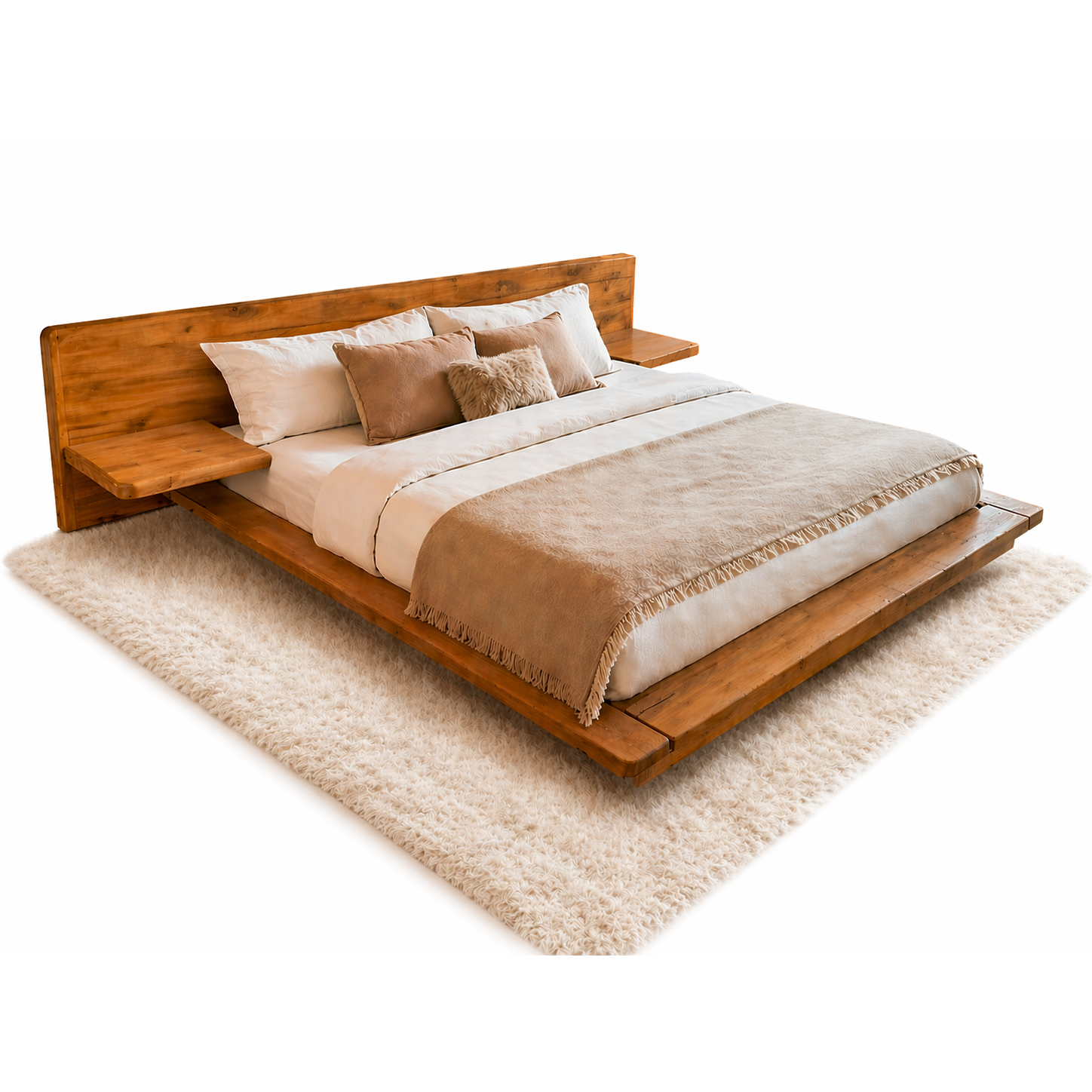 Solid Wood Bed – Regalis Heritage Oak Collection, 180 × 200 - Image 2