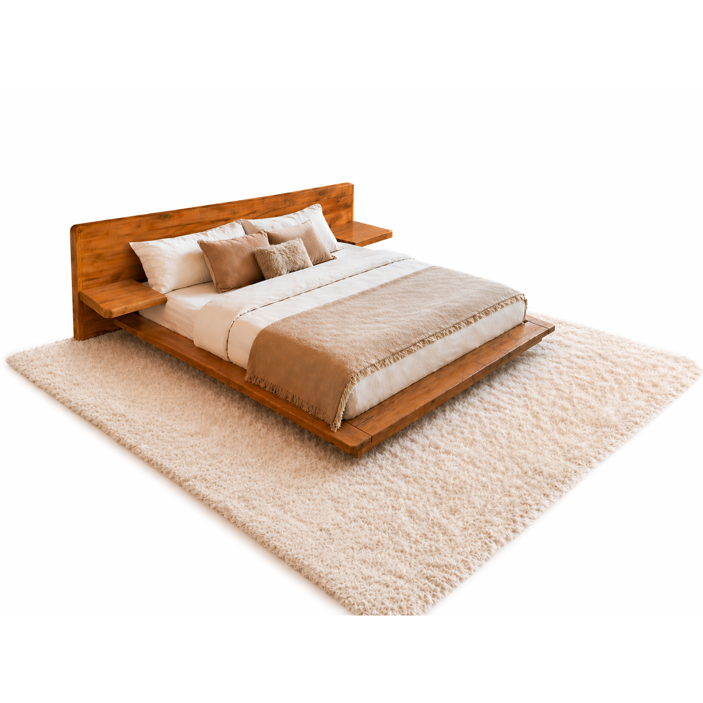 Solid Wood Bed – Regalis Heritage Oak Collection, 160 × 200 - Image 2