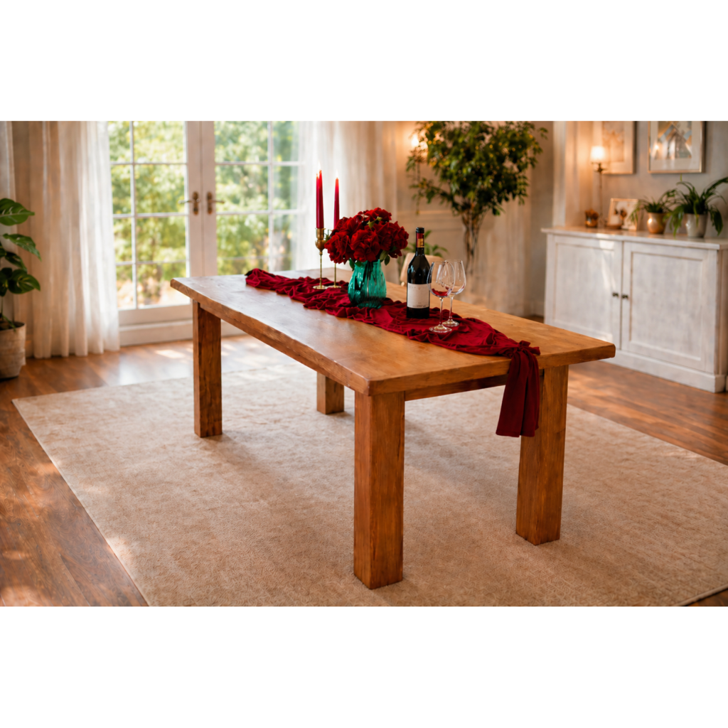 Solid Wood Dining Table – Regalis Heritage Oak Collection 95 × 210